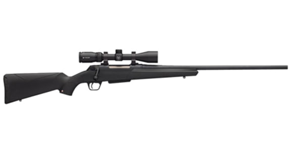 Image of Winchester XPR Bolt Action Rifle, 7mm Remington Magnum, 26in Barrel, 1-9.5, Vortex 3-9x40, Synthetic Black Stock, Matte Blued, 535705230-FRRMPG