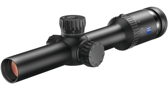 Image of Zeiss Conquest V6 Rifle Scope, 1-6x24mm, Illuminated 60 Reticle w/Hunting Turret, Black, Medium, NSN 9013.10.1000, 522215-9960-000