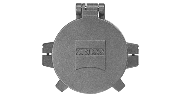 Image of USED Zeiss Flip-Up and Fold-Flat Objective Lens Cover, 44mm, Conquest V4, 1.969in, Black, 000000-2560-471, EDEMO1, Used, Condition Like New