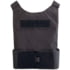 221B Tactical Stealth Low Visibility Concealed Body Armor Plate Carrier, Black, 765347636649