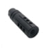 ABC RIFLE COMPANY AR-15 Ported Linear Compensator 3in Aluminum Muzzle Brake, .223 Remington/5.56x45mm NATO, 1/2x28, Anodized, Black, MB15-FSP