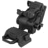 AGM Global Vision Dovetail Helmet Mount for Shroud, compatible with NVG40/50 and StingIR, Black, 6103HS51C