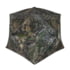 Ameristep Silent Brickhouse Wide Bottom Fire Retardant Hunting Blind, Mossy Oak Country DNA XL, AMS-AMEBF3007-WB