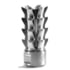 Black Rain Ordnance Milled Flash Suppressor, Machined Shiny, BRO-MFS-MACH