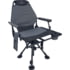 BLACK SIERRA EQUIPMENT Heated HI-LINE Swivel Chair, Gray, HCH-032H-GRY-BSE