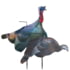 Higdon Outdoors Higdon Flex Turkey Decoy Combo Tom and Hen Silhouette, HG63029