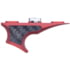 Fortis Manufacturing Shift Reversible Handstop, Carbon Fiber, Red, Red, SHIFT-HNDSTP-ML-CF-RED