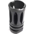 Forward Controls Design Stoner 63 LMG Style Flash Hider w/Crush Washer, 1/2x28, Nitride, Black, 6315