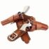 Galco Model 1880s Cross Draw Leather Holster, Right Hand, Tan, W-DRC150