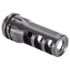 Gemtech 7.62 ETM 3-Port Muzzle Brake, .30 Caliber/7.62x51mm NATO, 5/8x24 TPI, 2.37in, Black, 13817