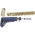 Guntec USA AR-15 Ultralight Series Complete Furniture Set, Gold Plated, ULTRA-SET-GP
