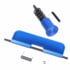 Guntec USA AR-15 Upper Completion Kit w/ Gen 3 Dust Cover, Anodized Blue, 223UPPER-CKIT-G3-BLUE