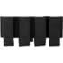 Haley Strategic Partners Micro SMG Quad Mag Insert, Black, MINS-SMG-2-1-BLK
