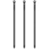 HALF RACK Quickstraps, 24in, Set of 3, Black, HR1421