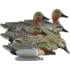 Higdon Outdoors Standard Green Wing Teal Pack, Multi Color, Foam Filled, 6 Pack, 19943