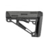 Hogue OverMold Collapsible Buttstock, AR-15/ M16, Mil-Spec Buffer Tube, Slate Grey, Universal, 15540