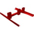 Infinite Defense Fixed Target Stand, Red, TSADJ