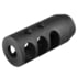 JE Machine Tech AR-15 Muzzle Brake, Wrench Flat w/Crush Washer, 1/2x28, Black, PS-MZ4GR