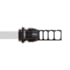 JMac Customs 4C 1/2-28 4-Port Face Muzzle Brake with KeyMount, Black Nitride, Black, RRD-4C-28F-KM