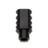 JMac Customs 4C 14-1LH 4-Port Muzzle Brake, Black Nitride, Black, RRD-4C-14