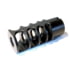 JMac Customs 4C 14-1LH Slim 4-Port Muzzle Brake, Black Nitride, Black, RRD-4C-14-S