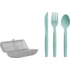 KA-BAR Knives Lunch Pal w/Spoon/Fork/Knife w/Lightweight Case, 9939