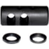 Kexuan AR-15 Short Muzzle Brake, 1/2x28, Black, MZ-01S-01-B