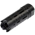 Kexuan .223/5.56 Muzzle Brake for AR-15, Steel, 1//2x28, Black, MZ-25-01-B
