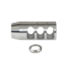 Kexuan Muzzle Brake Recoil Compensator for AR-10 LR 308 5/8inx24 thread, Stainless Steel, MZ-02-02-SS
