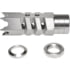 Kexuan Shark Muzzle Brake for .358 or 9mm, 5/8x32, Black, MZ-05-04-B