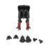 KNS Precision SnapFoot Quick Change Modular Harris Bipod Kit, Black, Snapfoot-Harris Kit