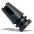 Lead & Steel M-16A1 Style Suppressor Flash Hider, .30 Carbine, 1/2x28, Phosphate, Black, 92823