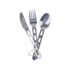 MIL-TEC 3-Piece Stainless Steel Light Weight Eating Utensil, Silver, 14623000