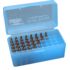 MTM Case-Gard 50 Rifle Ammo Boxes .22 Bench Rest &amp; 6mm PPC Blue