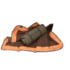 Mud River Cache Cushion, Waxed Canvas, 29in x 37in, MR0052