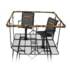Muddy The 12 Quad Pod Stand, Black/Orange, MUD-MQP1600