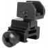 NcSTAR Top Mounted Deployable Rear Sight, Black, MARFLR