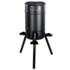 On Time Wildlife Feeders Buckeye Gravity Feeder, 200 Lb, Black, 71540