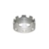 Presma Aluminum Castle Nut for .223/5.56/.308 Buffer Tube Receiver End Plates, Silver, ABNT03-S