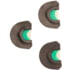 Quaker Boy Thug Half Moon EZ 3-Pack Calls, Black, 5.25x4.25 99113