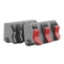 Real Avid Smart-Jaws Master Gun Vise Tube-Fit Sleeves, Two-Sided, Non-Marring Soft Jaws/Steel Ultimate Vise, Medium, Grey/Red, AVSFJPF