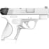 Recover Tactical MCH Charging Handle for S&W M&P 9mm/40 Double Stack, Black, MCH-01