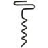 Rhino Blinds Auger Stake, Set of 4, Black, RASK-4