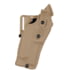 Safariland 6360RDS ALS/SLS Mid-Ride Level-III OWB Belt Holster w/ Right Hand, Glock 17/22, Insight Technology M6, Right, STX Tactical, Flat Dark Earth Brown, 6360RDS-8321-551