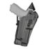 Safariland 6390RDS ALS Mid-Ride Level I Retention Glock Duty Holster, Glock 31/Glock 17/Glock 22/Glock 17 MOS, Right Hand, STX Tactical, Black, 6390RDS-832-131
