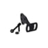 Skull Hooker Bone Bracket Skull Plate Adapter, Black, SKH-BB-ADPT-BLK