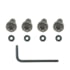 TANDEMKROSS Engraved Titanium Grip Screws for Rimfire Pistols & 1911 Style Grip Frames, TK19N0296SSL1