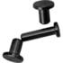 TANDEMKROSS Ruger PC Carbine Bolt Head and Extractor Pin Set, Silver, TK28N0406BLK1