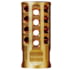 Tapco Muzzle Brake Gold Anodized Aluminum 1/2"X28 Threads 2" Oal .920" Diameter 22Lr, TAP22032