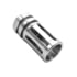 Tiger Rock Muzzle Brake, 1/2x36 Pitch, AR 9mm Stainless Steel, 5 Ports, Silver, Small, MBR05-9-S